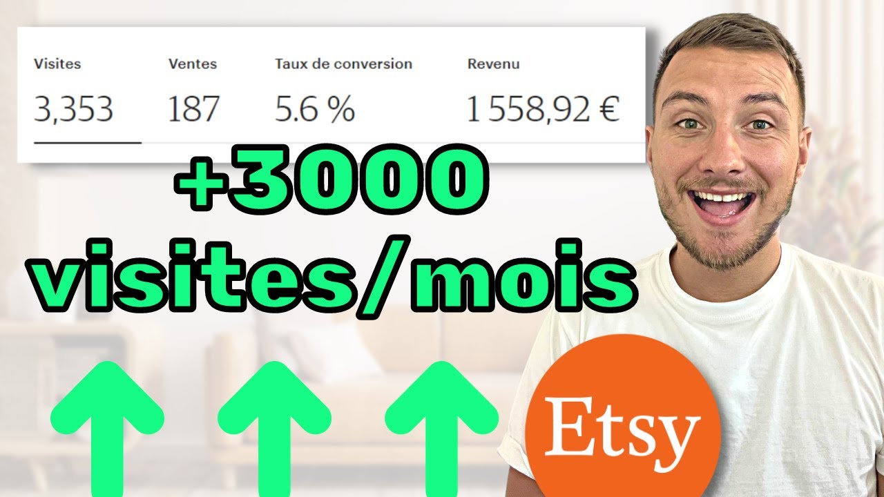 6 façons d'augmenter instantanément vos visites sur Etsy | Comment être en première page sur Etsy ?