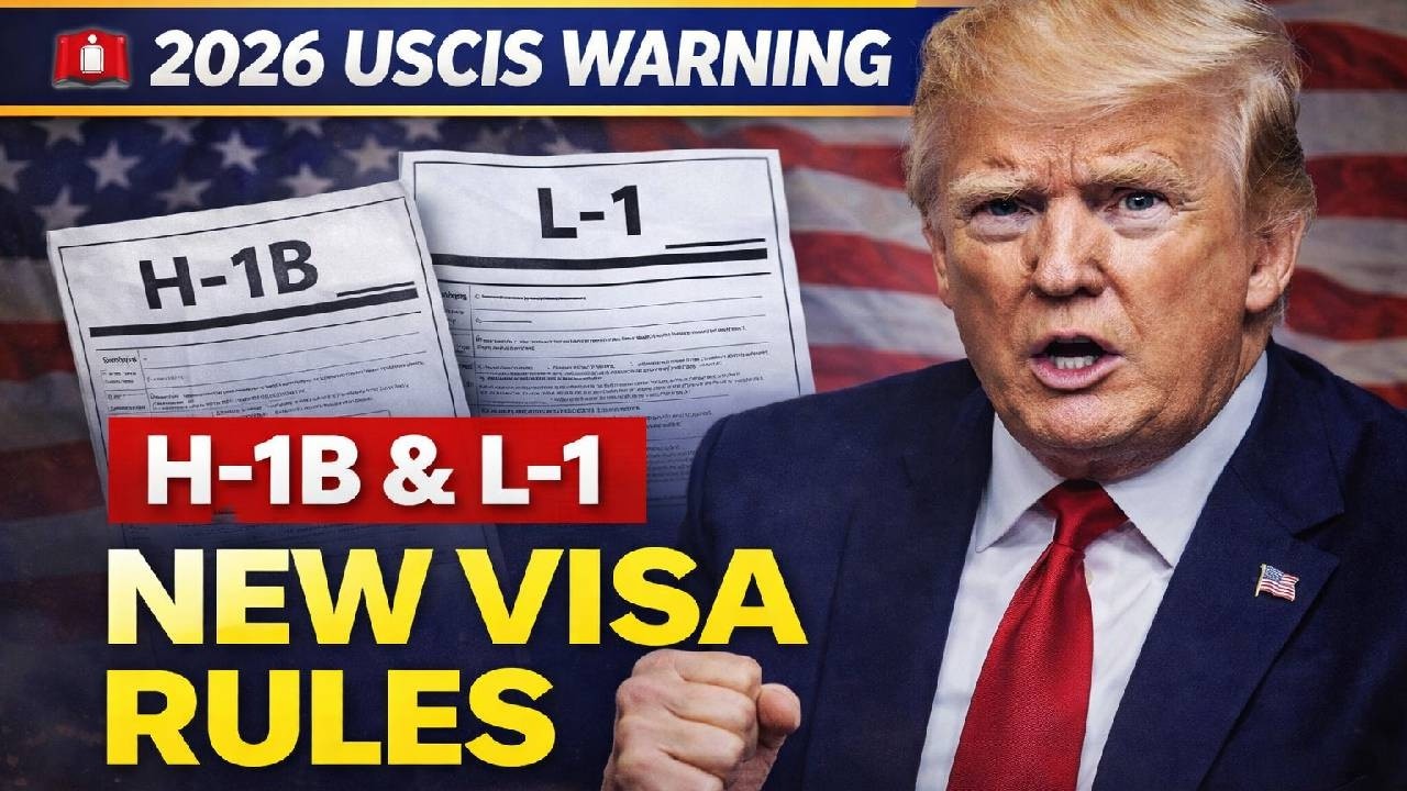 2 Major Visa Programs H-1B & L-1 Get New Rules &mdash; 2026 USCIS Warning for Citizens & Retirees