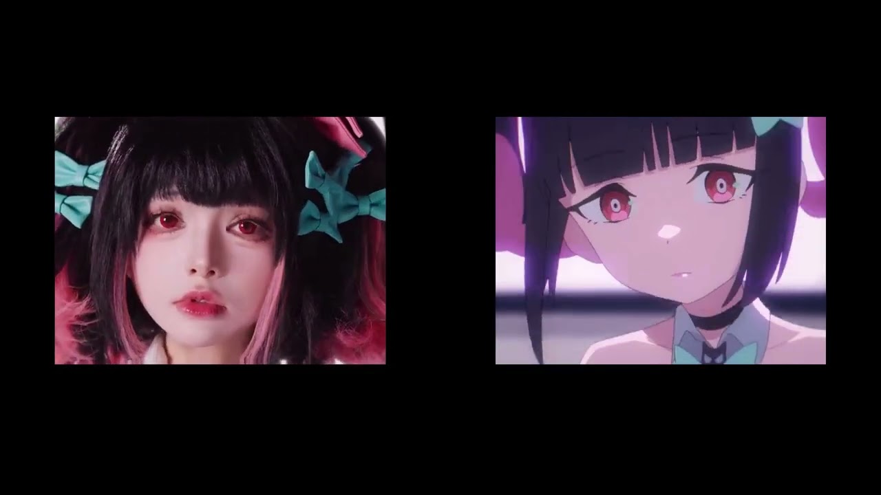 ReDreaming Angel side by side with Sixtwotwo's video