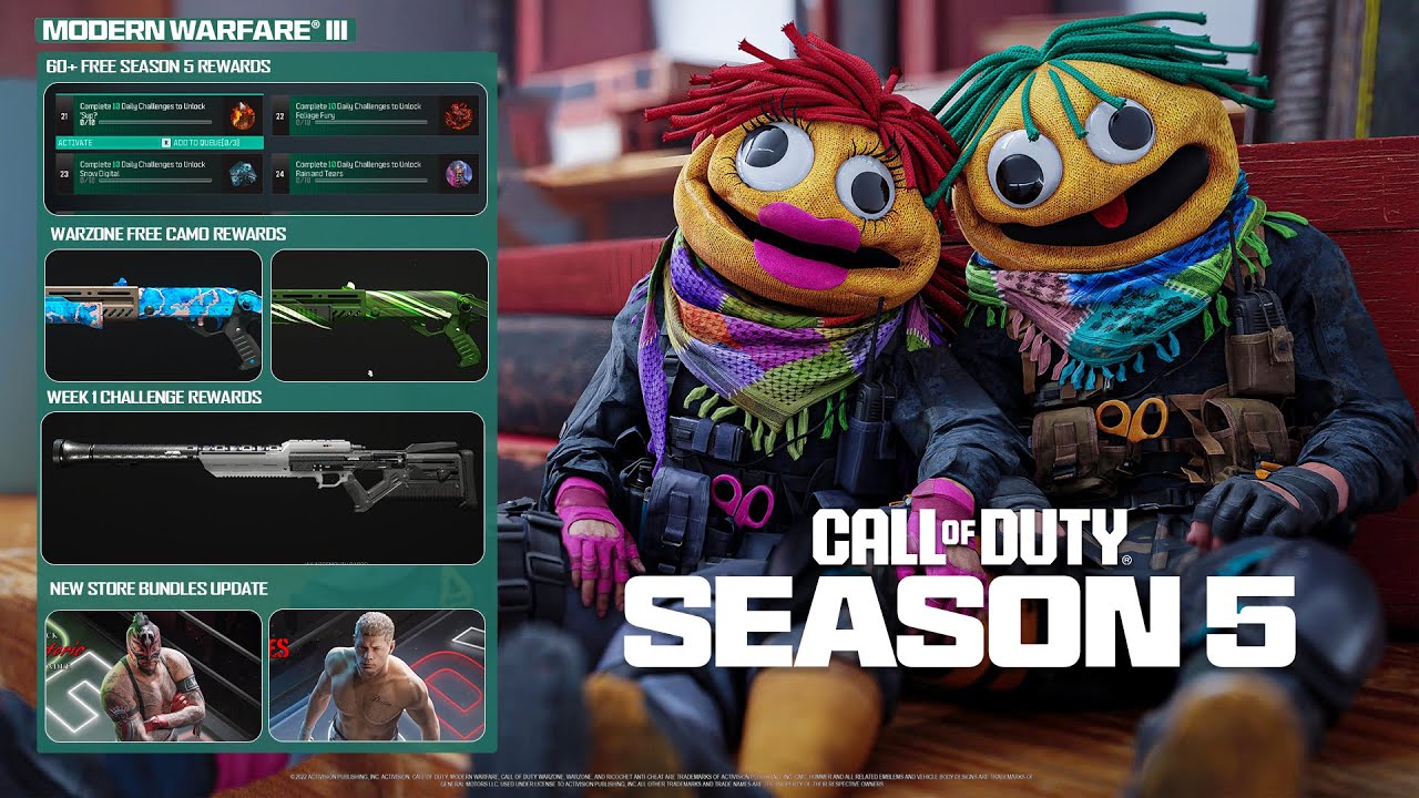 60+ FREE Season 5 Rewards, REDACTED Challenges, & ALL SECRET Season 5 Content (Modern Warfare 3)