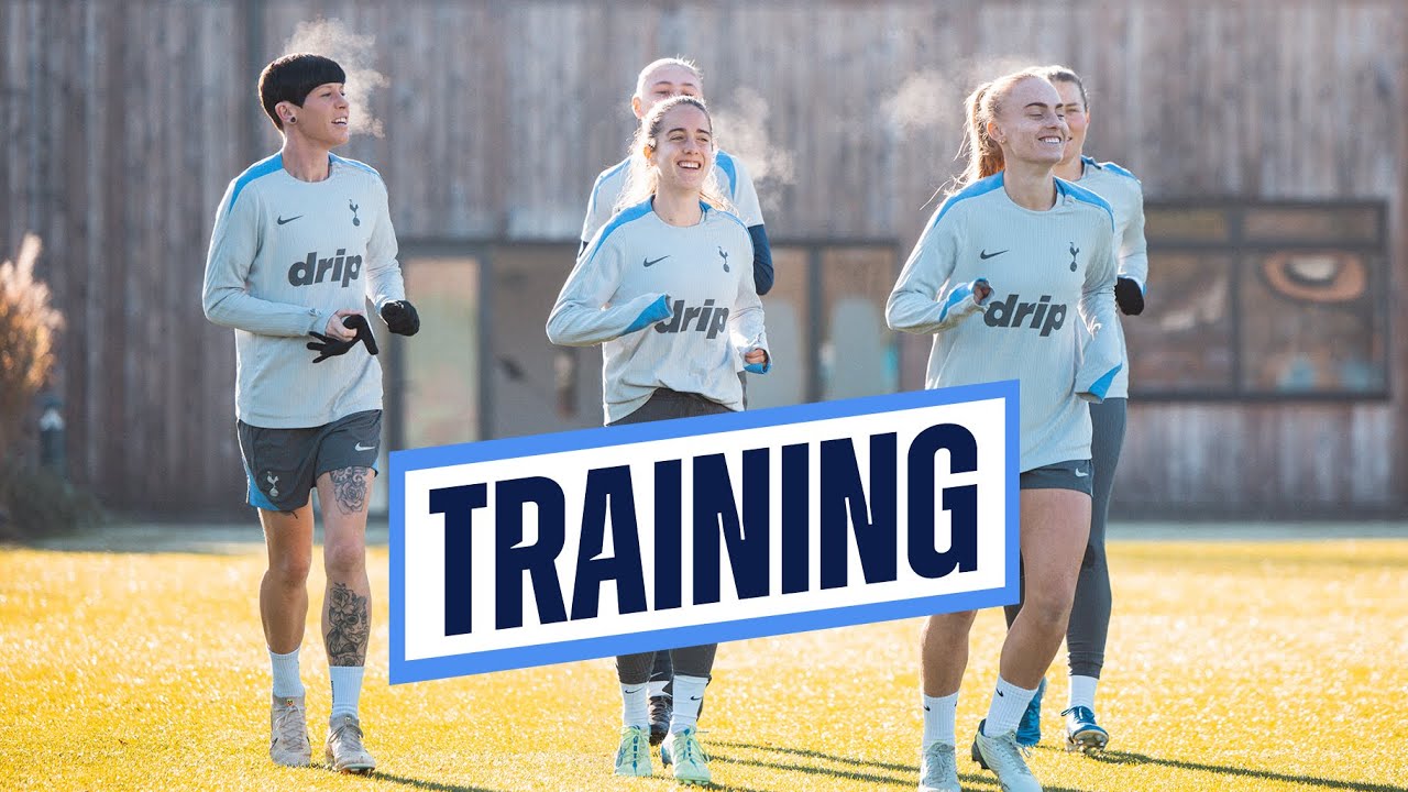 GOING HARD IN THE GYM // TRAIN WITH TOTTENHAM HOTSPUR WOMEN