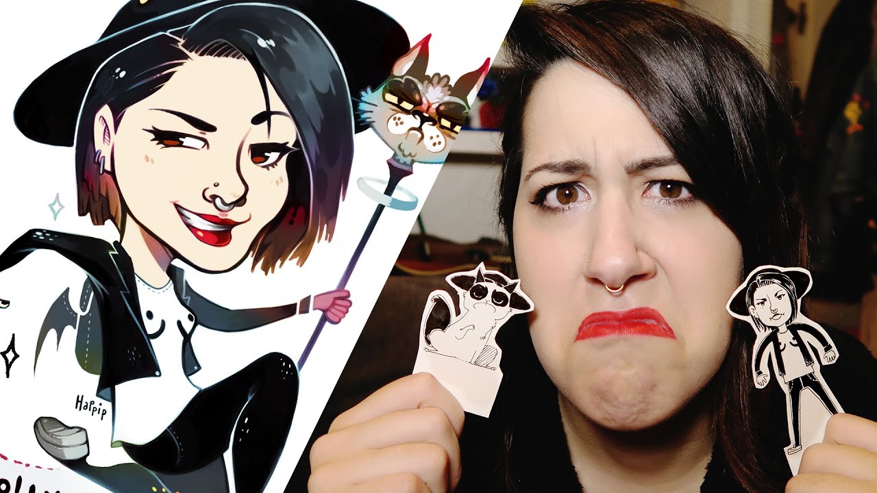 DIBUJANDO A HOLLY MOLLY | Happip