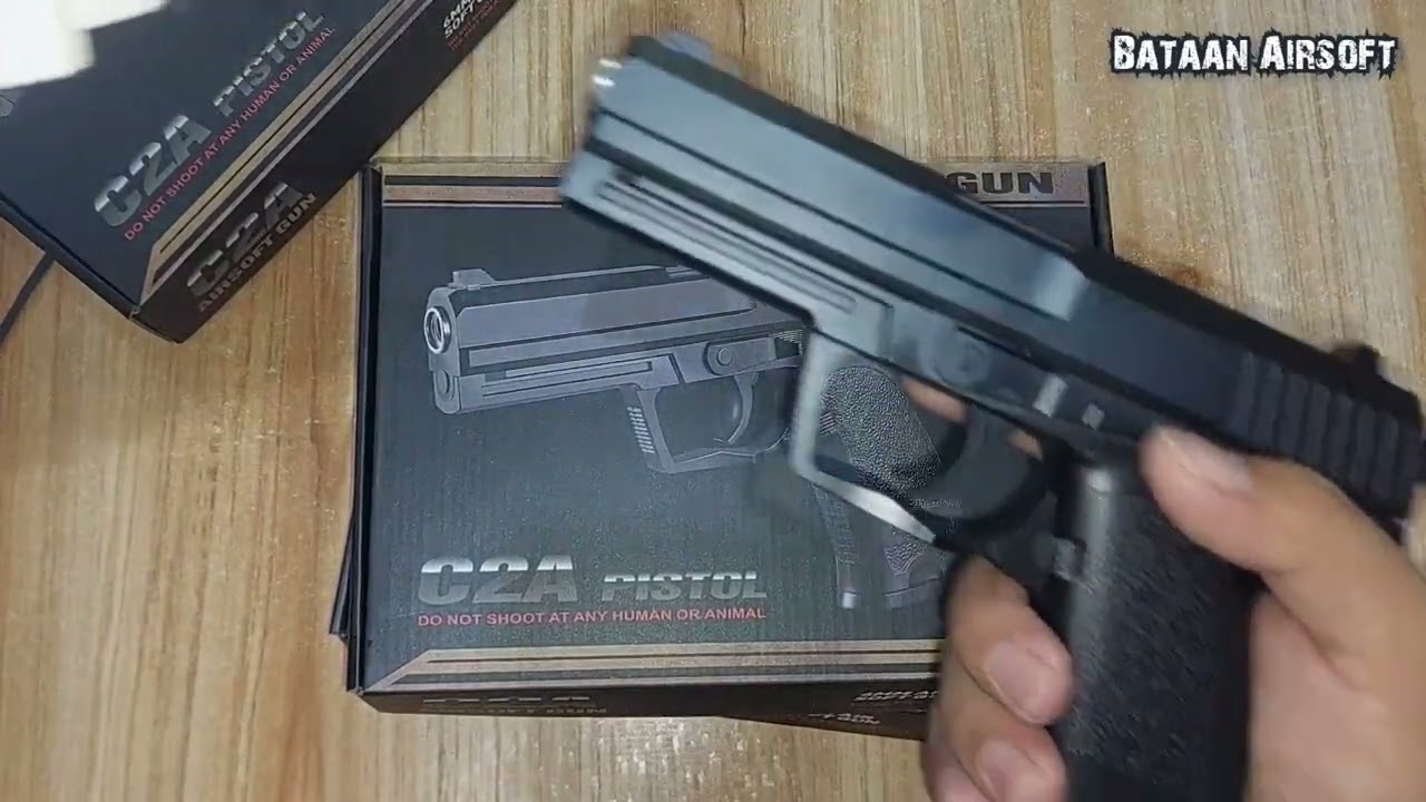 Tatlong C2A ang i-pack natin ngayon | Spring Type Airsoft Pistol