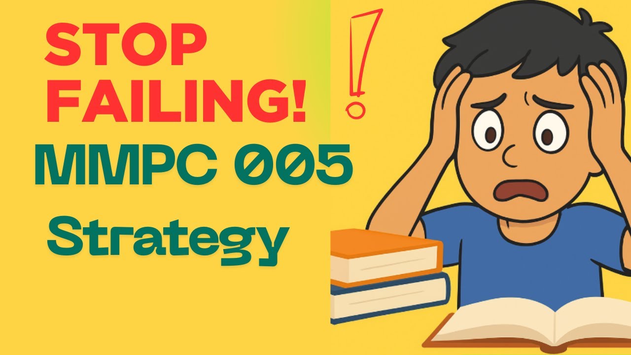 How to Pass MMPC-005 in One Shot | 5 Numericals + 5 Theory = Pass