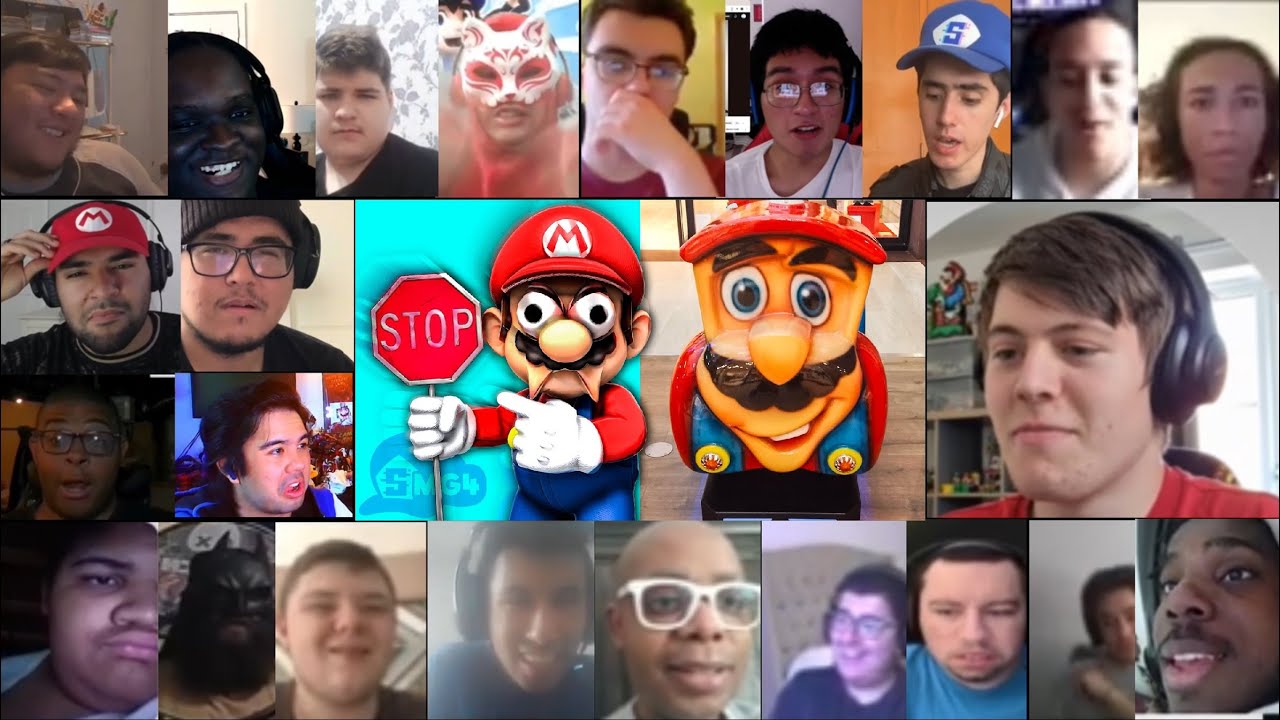 Реакция Марио на микс Nintendo Brainrot