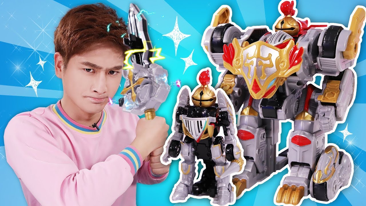 몬카트와 메가콤보 합체!! 몬카트 랜슬롯 메가로이드 변신 장난감 놀이 - 강이