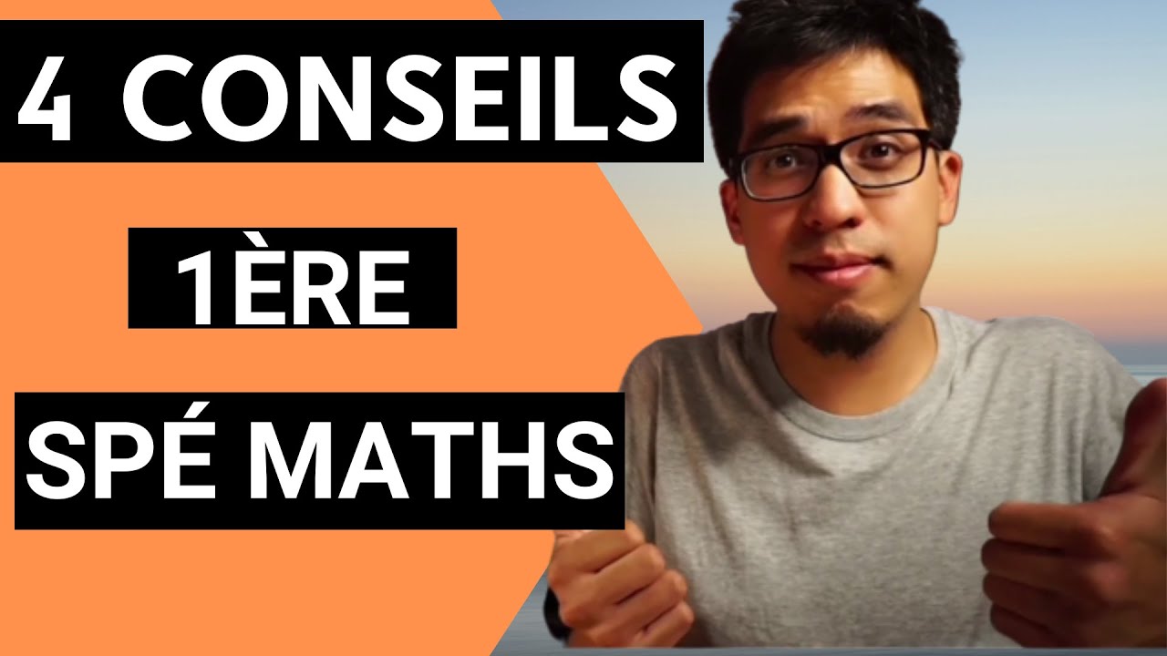 Tu rentre en PREMIÈRE Spé MATHS ? Écoute bien ça