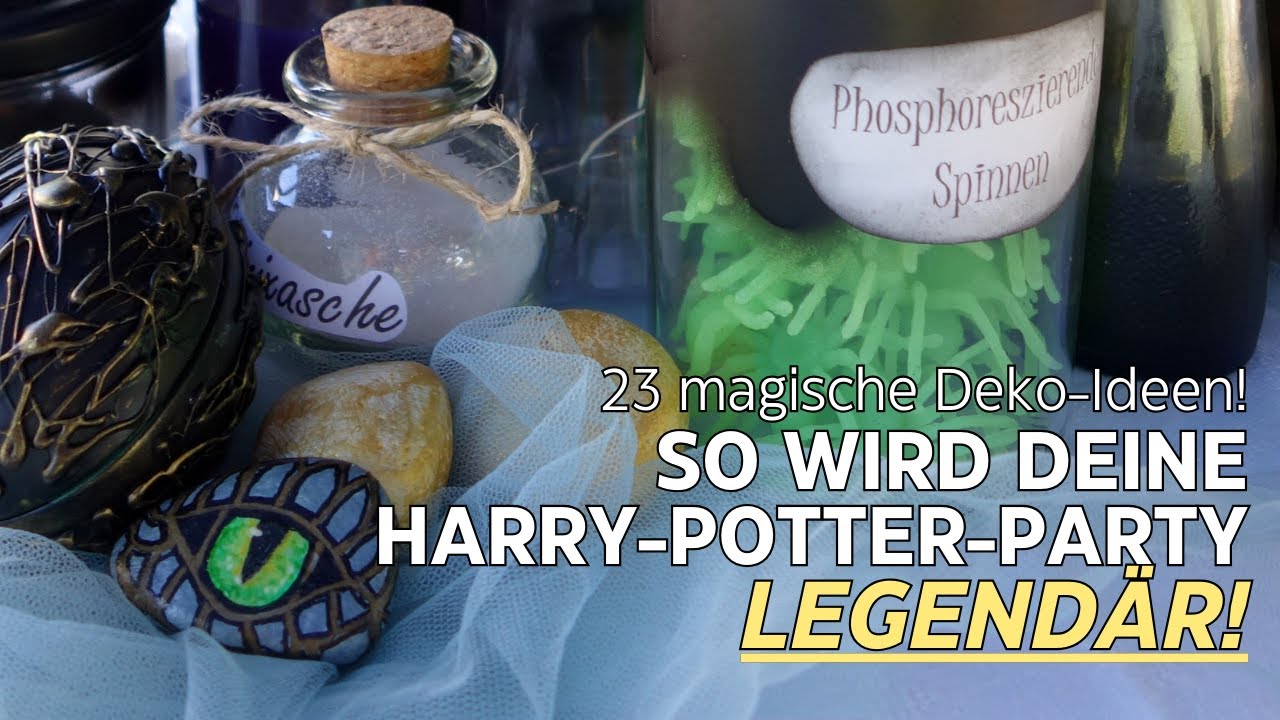 Feiern wie in Hogwarts: Zaubertränke, Utensilien und Zubehör im Harry-Potter-Style