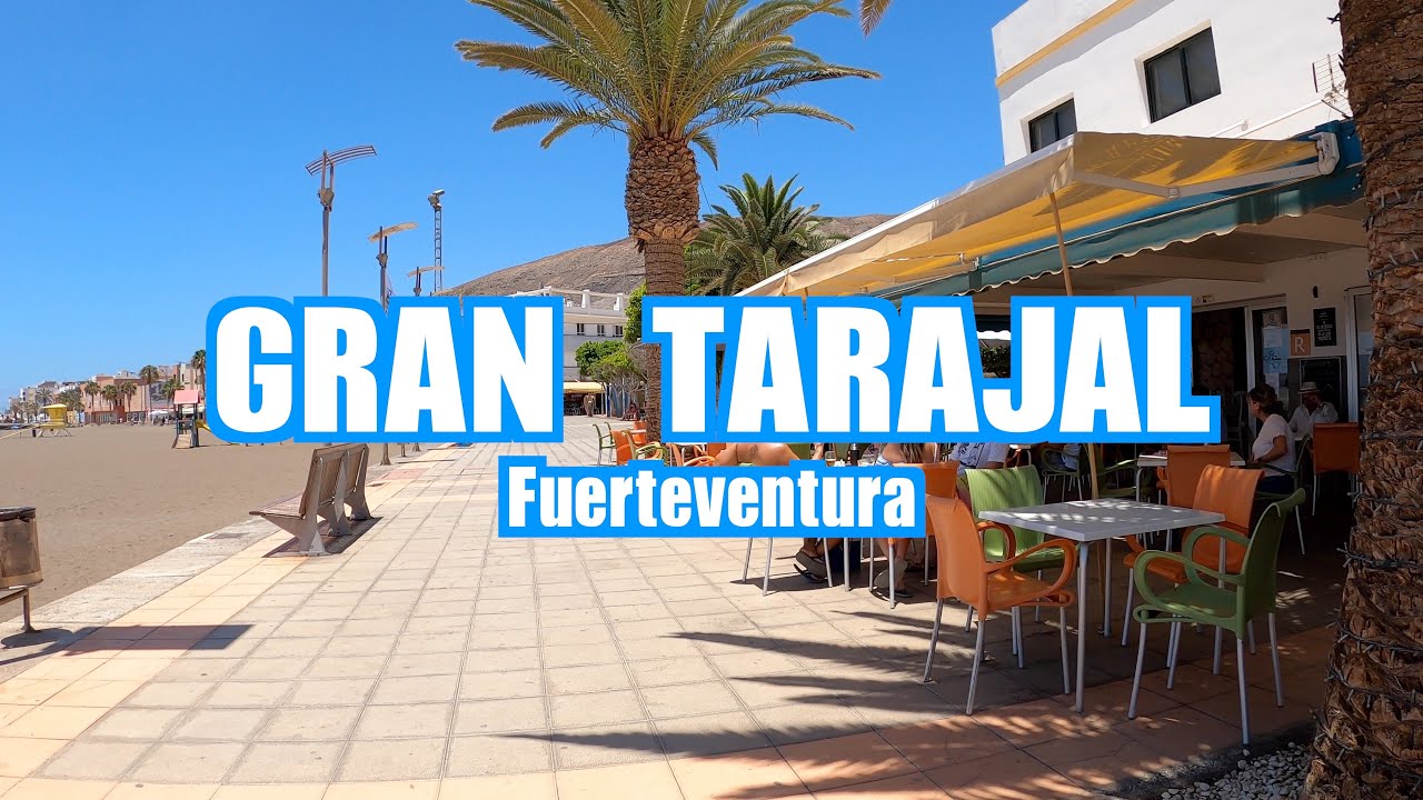 Gran Tarajal Fuerteventura Spain 🇪🇸 4K Walking Tour