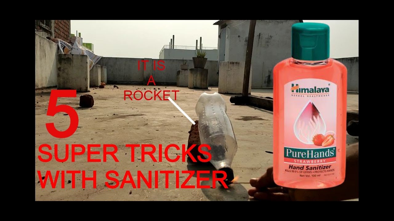 5SUPER TRICKS WITH SANITIZER