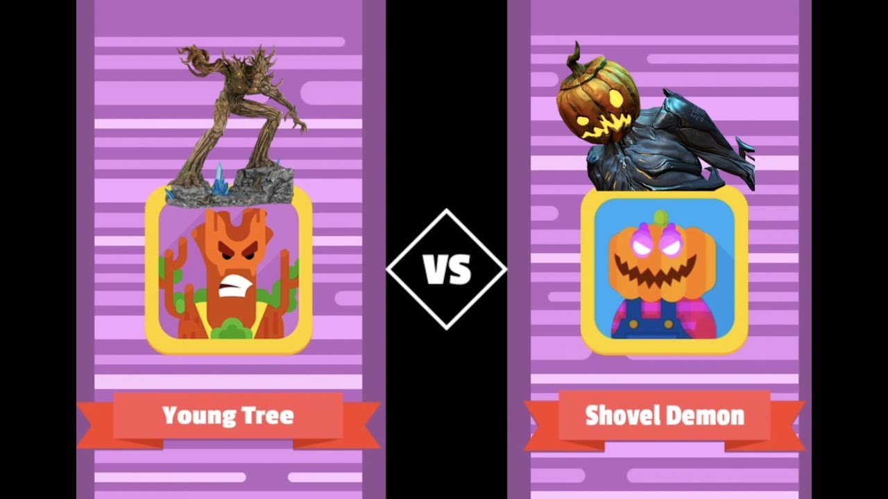 Bowmasters Groot (Young Tree) #2 vs Dart Gorsky, Shark Sea Princess, Mancat, Shovel Demon, Arnold