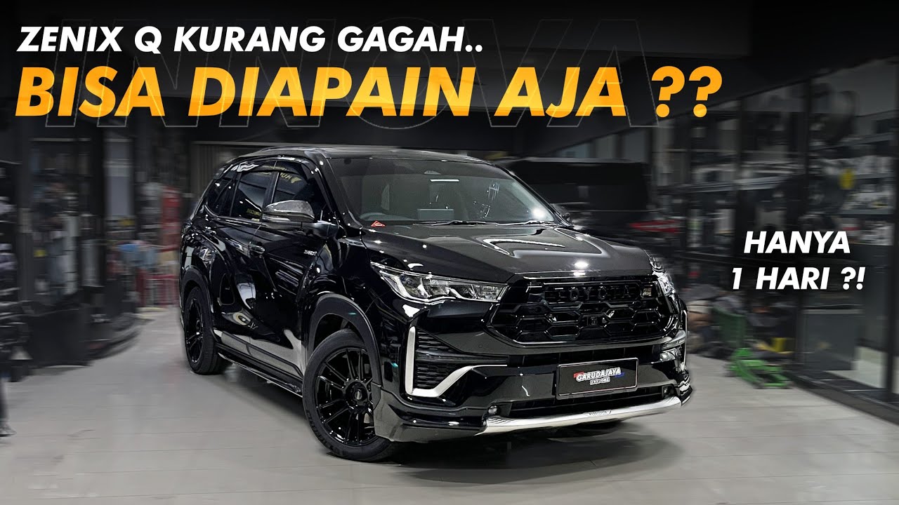 PULANG HARUS KEREN !!! Modif 1 Hari Jadi | Zenix Q Hybrid