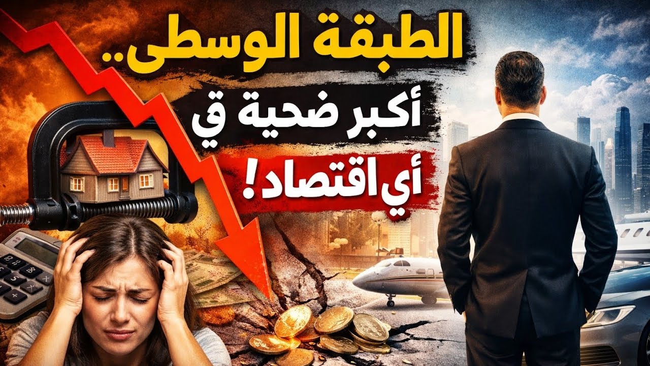 الطبقة الوسطى… أكبر ضحية في أي اقتصاد !!!