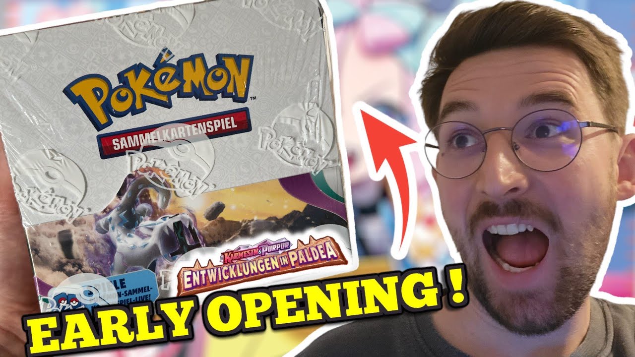 Entwicklungen in Paldea Display Opening Pokemon Karten