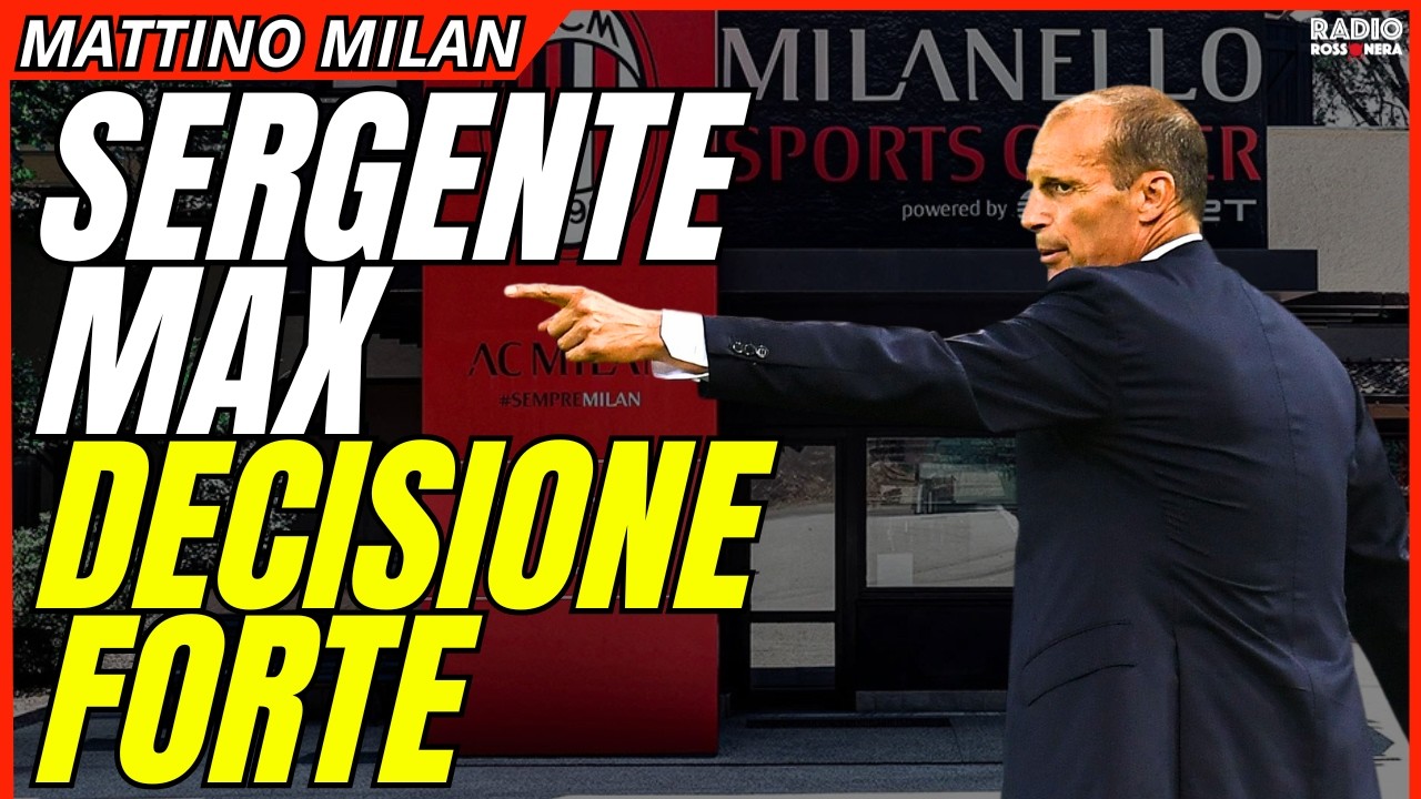 ALLEGRI DECISO! IL BENE DEL GRUPPO. UN NUOVO CLARENCE. ESONERATO TRA LE FAIDE | Mattino Milan
