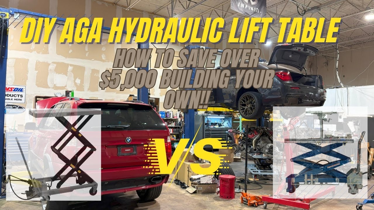 DIY AGA Hydraulic Engine Lift Table | How to Save over $5,000!!!! | GRW Fabrication Series