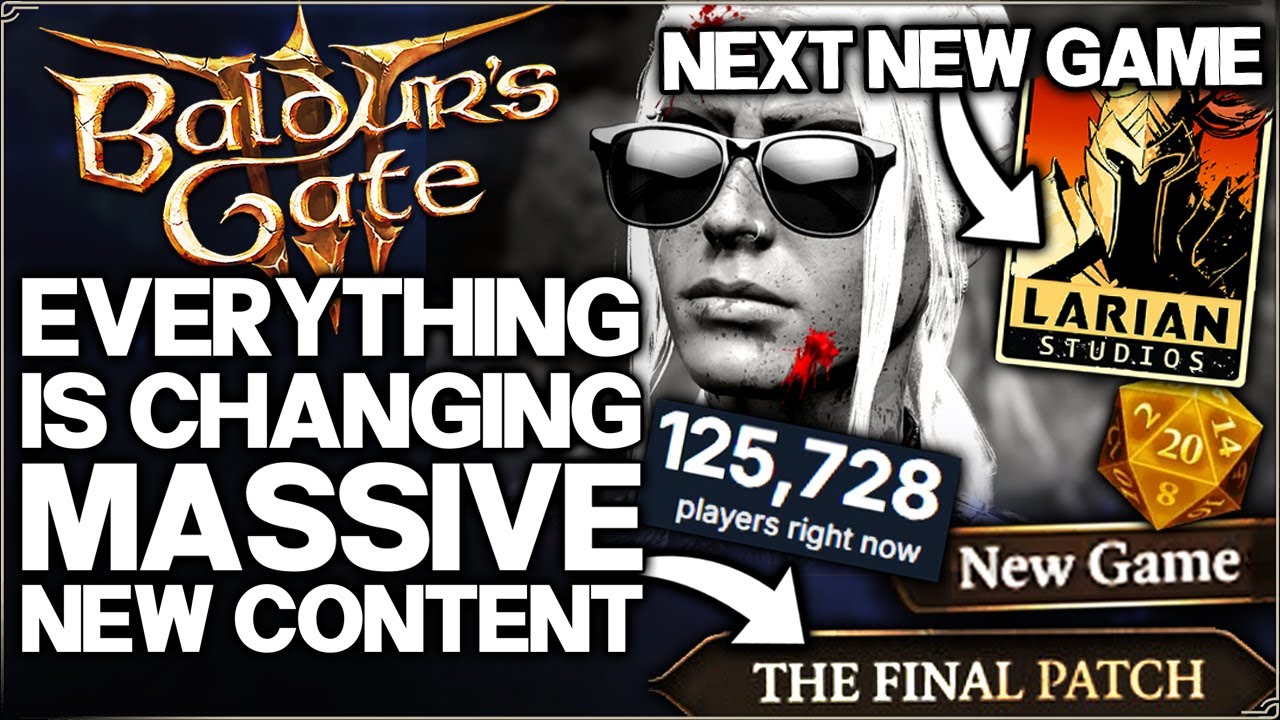 Baldur's Gate 3 is OVER - New Final HUGE Update & You NEED to Play NOW - New Classes & Game Guide!