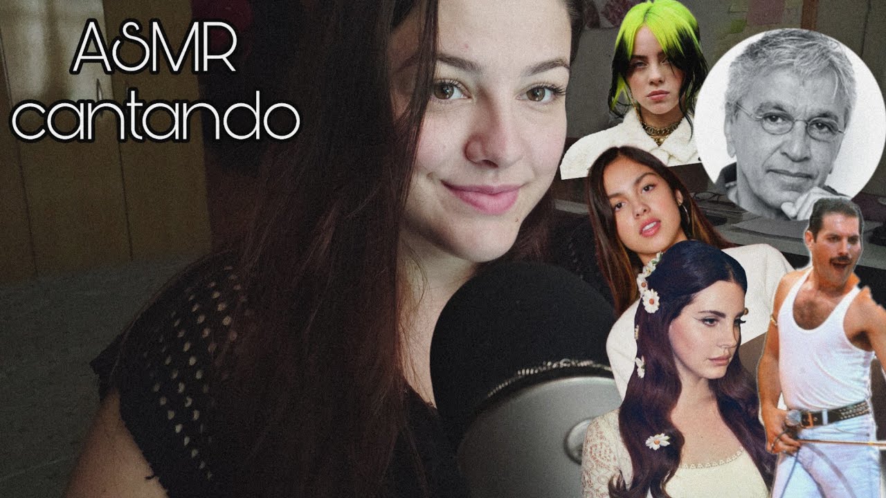 ASMR • cantando (+ mouth sounds) pra te fazer dormir 🎶💕