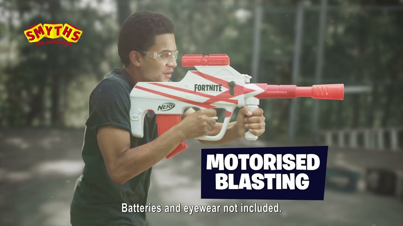 Бластеры NERF Fortnite B-AR и Fortnite Heavy SR &mdash; Smyths Toys