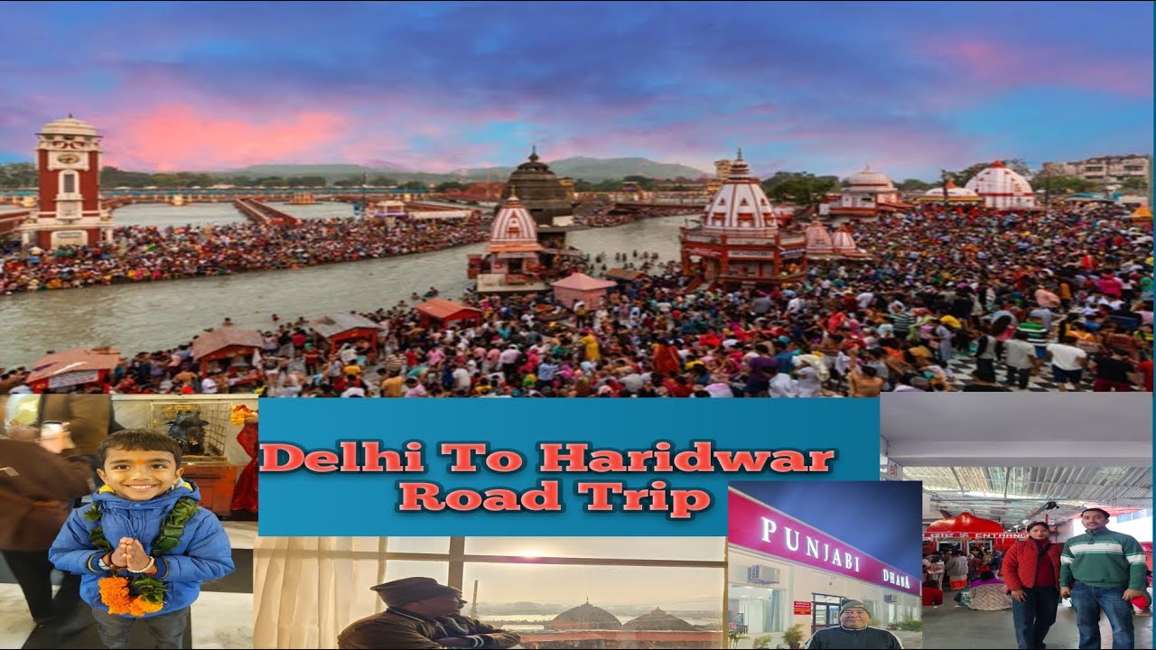 Haridwar Vlog! Delhi to Haridwar By Road!हरिद्वार में माघ स्नान एवं सुबह कीआरती के दर्शन🙏जय मां गंगे