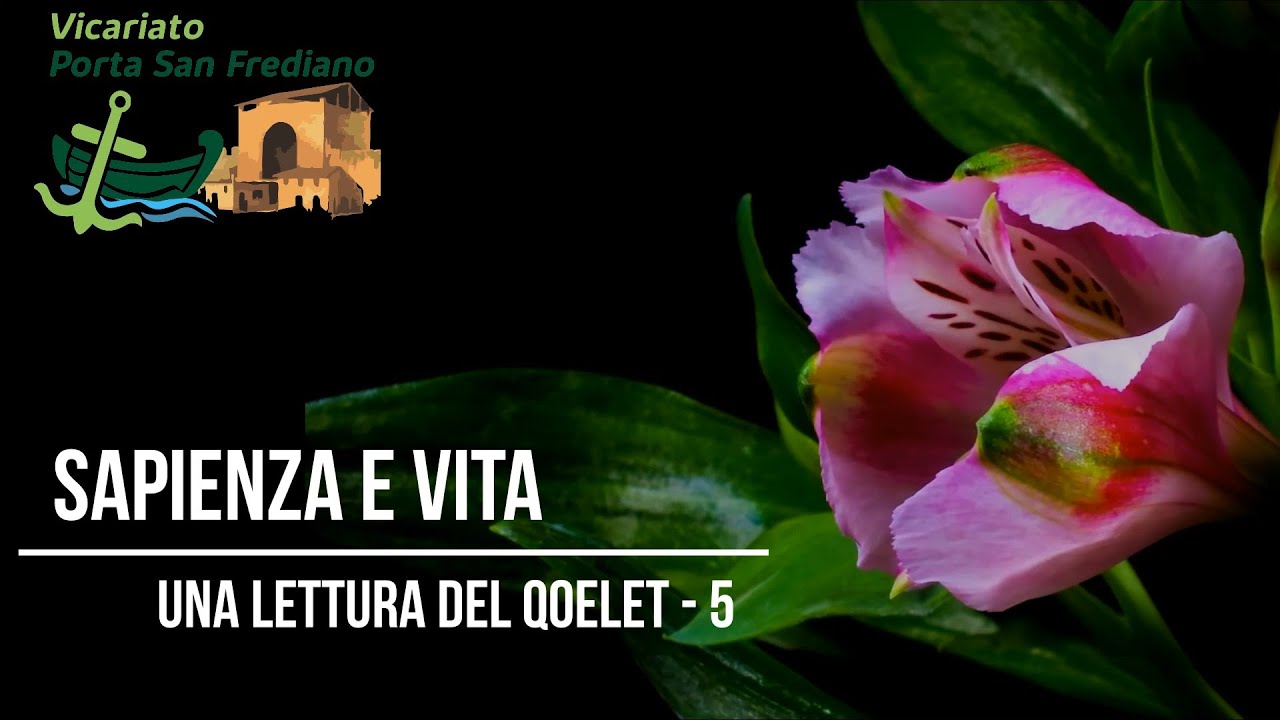 Sapienza e Vita. Una lettura del Qoelet - don Andrea Bigalli - 05