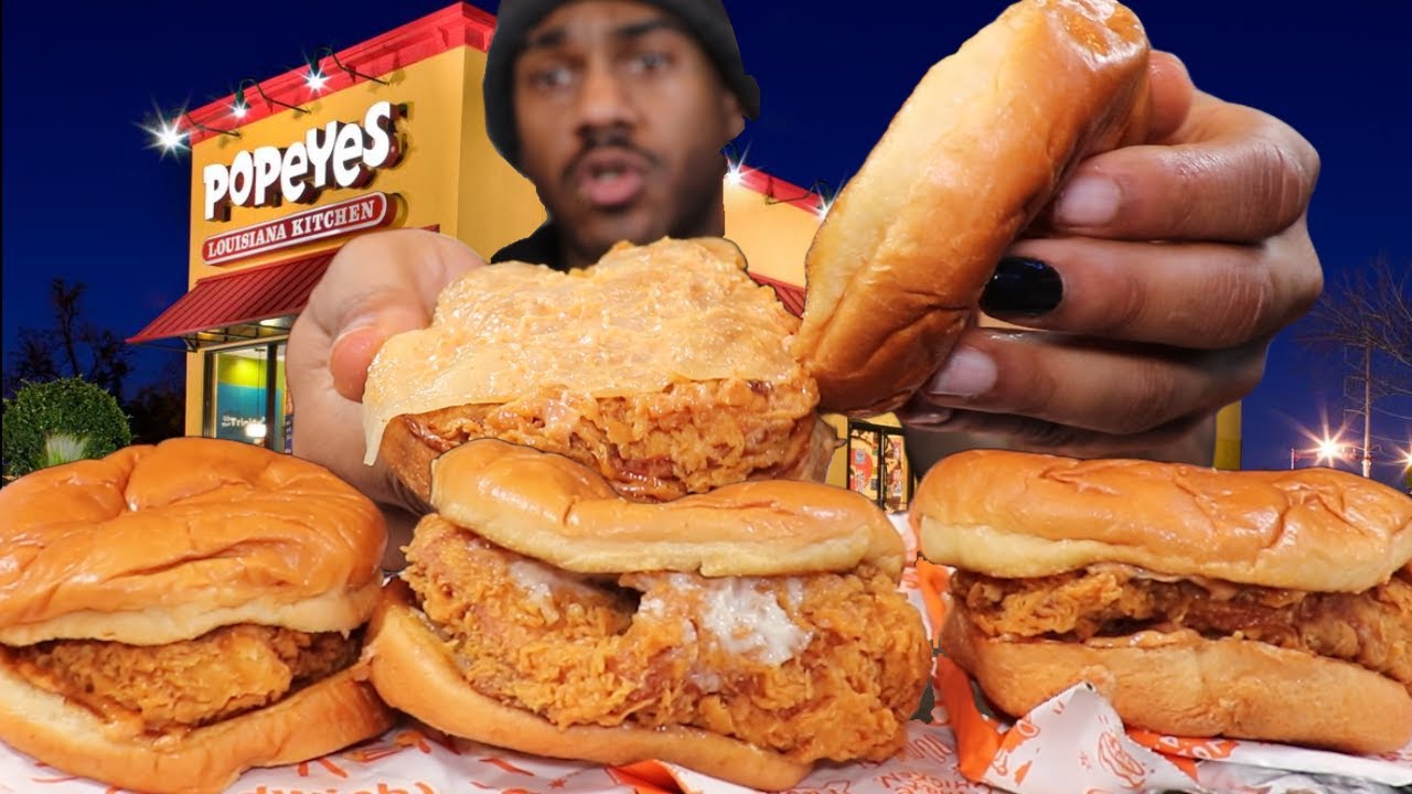 Popeyes Bacon and Cheese Chicken Sandwich Review!