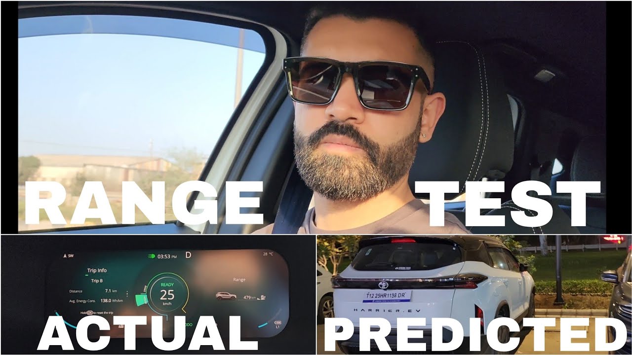 Harrier.ev Actual Range Test | Predicted vs Actual Range | 75Kwh | On highway #rangetest #harrierev 