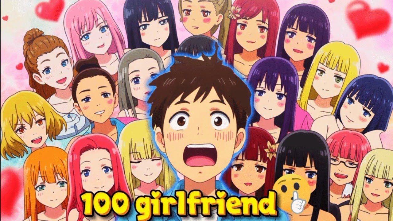 School Ka Sabse Lucky Ladka💖🔥. 1 BOY 100 GIRLFRIENDS In Hindi #anime #hindi #romantic