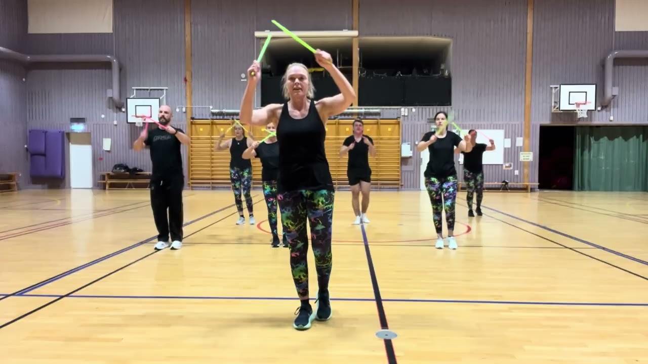 Just like fire by Pink Drumsticks Workout by Mona Svensson 