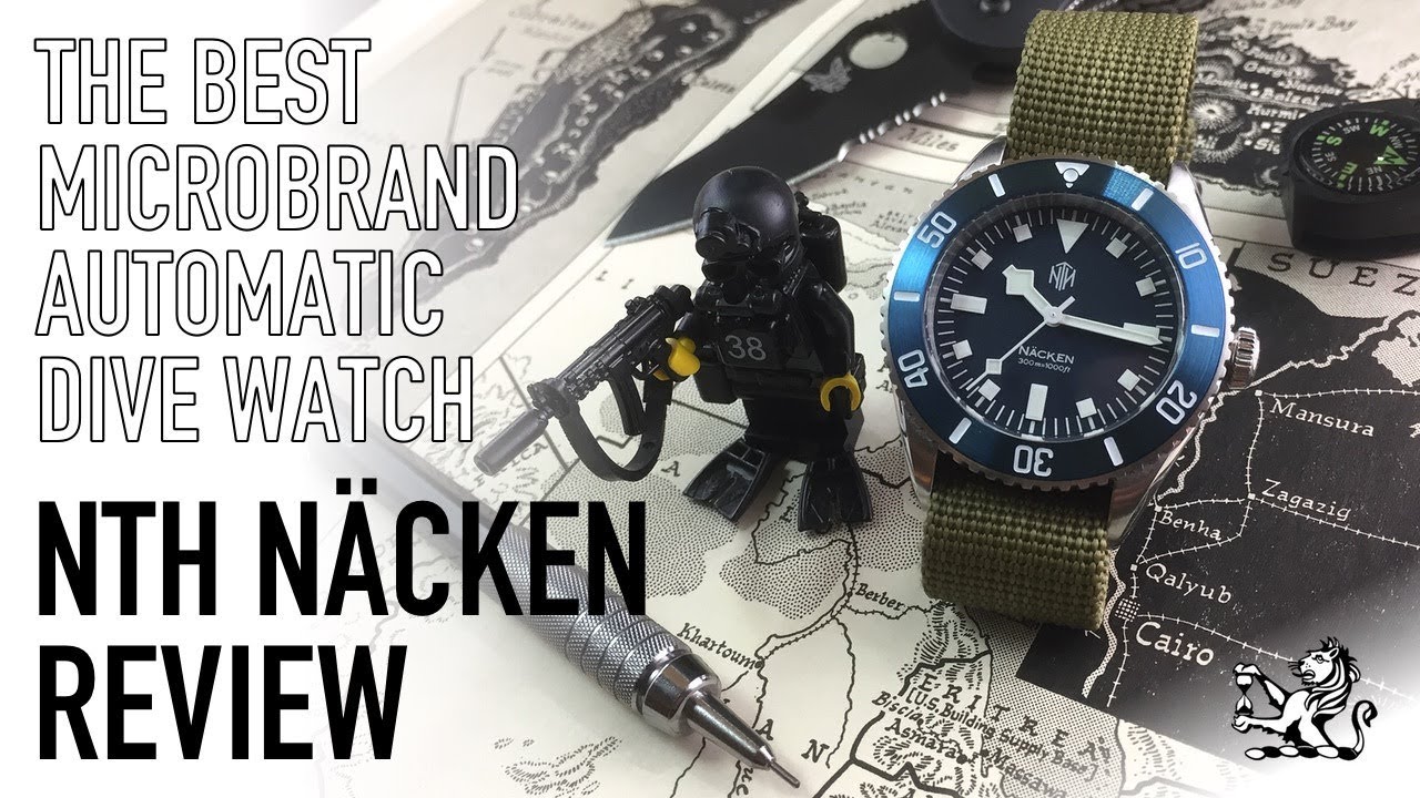 Classic Military Watch Inspired Perfection & The Best Microbrand Automatic Diver - NTH Näcken Review