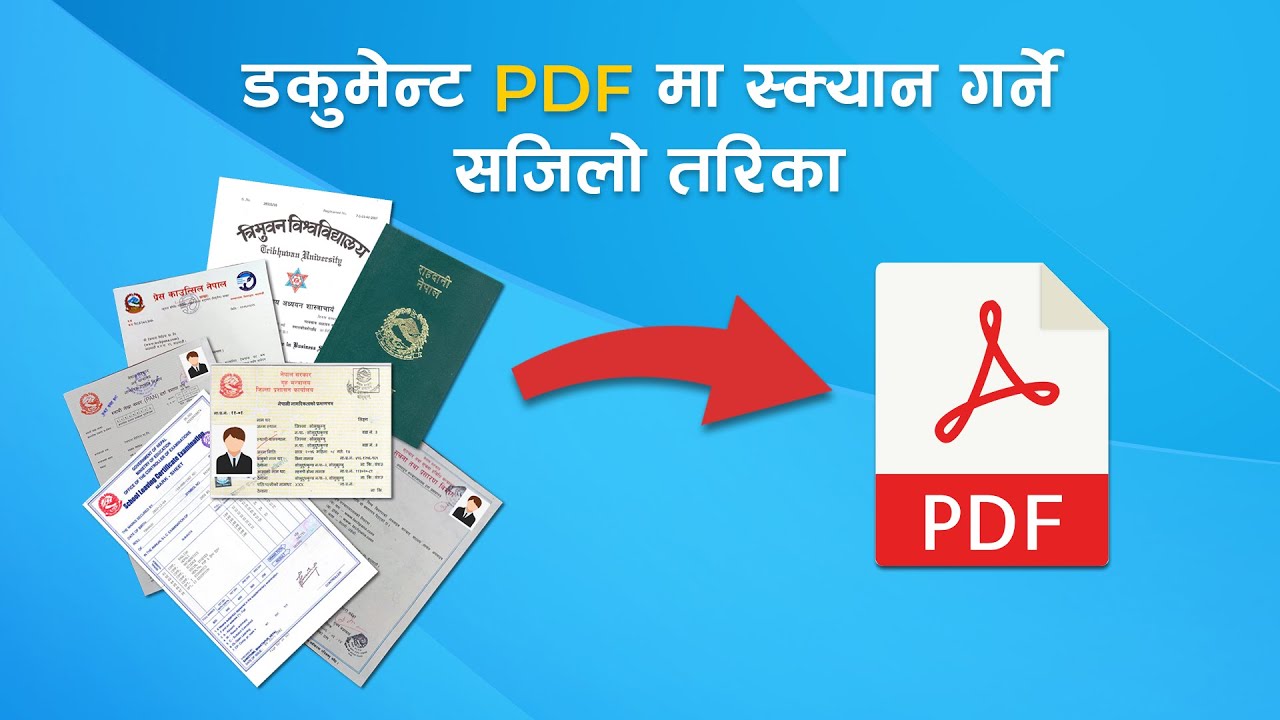 डकुमेन्ट PDF मा स्क्यान गर्ने सजिलो तरिका | Scan documents and convert into PDF from Google Drive