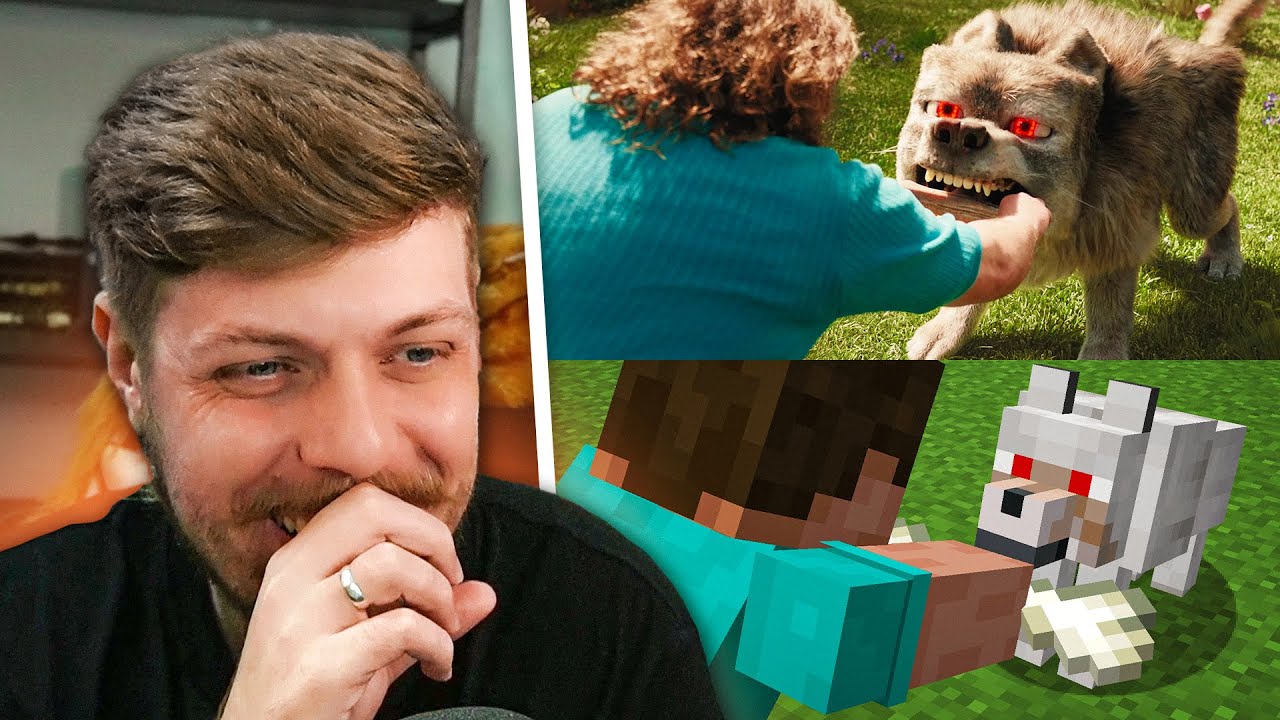 APUH reagindo a MINECRAFT O JOGO vs MINECRAFT O FILME