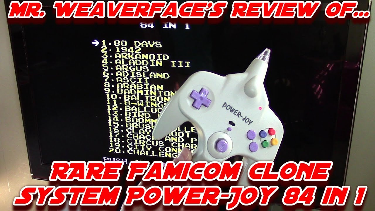 Famicom Clone System Review: The RARE PowerJoy 84-in-1