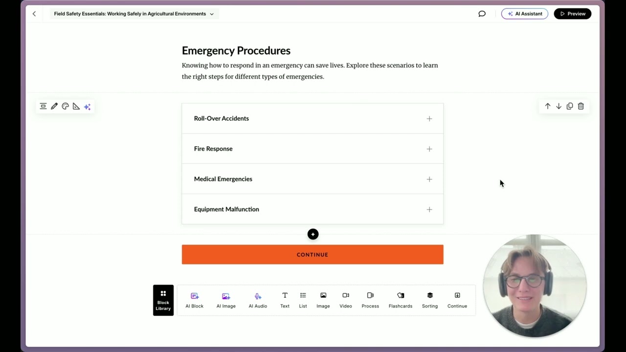 Create Lesson Summaries Instantly with AI Assistant in Rise | Articulate 360 Tutorial