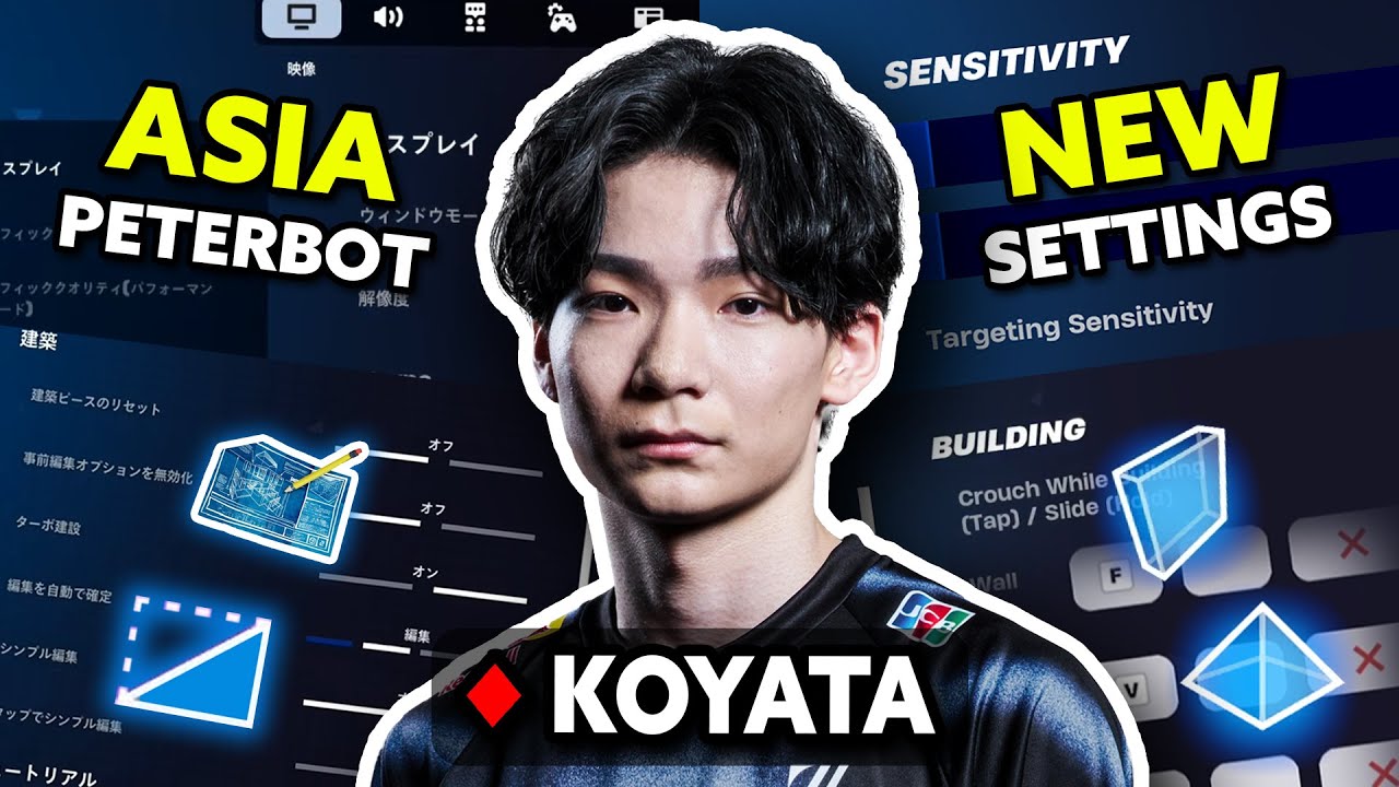 Koyota Finally REVEALS His Fortnite Settings! (The Peterbot of Asia)