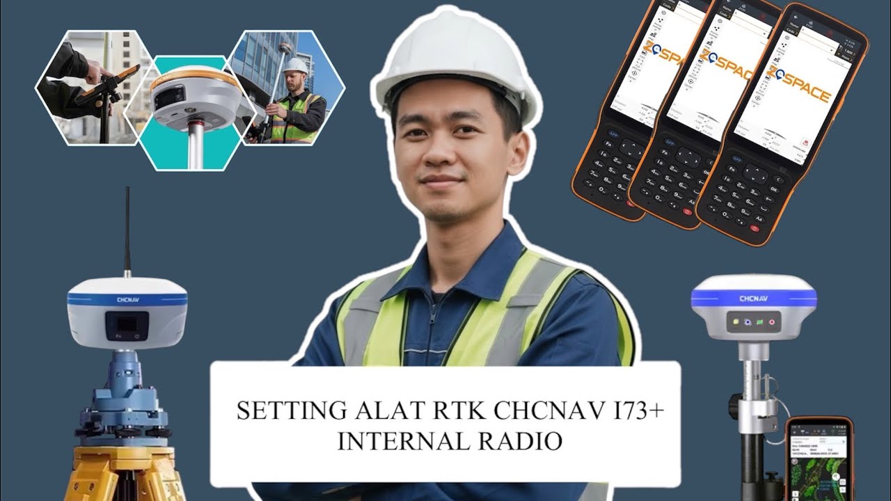 CARA MUDAH SETTING ALAT RTK CHCNAV i73+ || INTERNAL RADIO