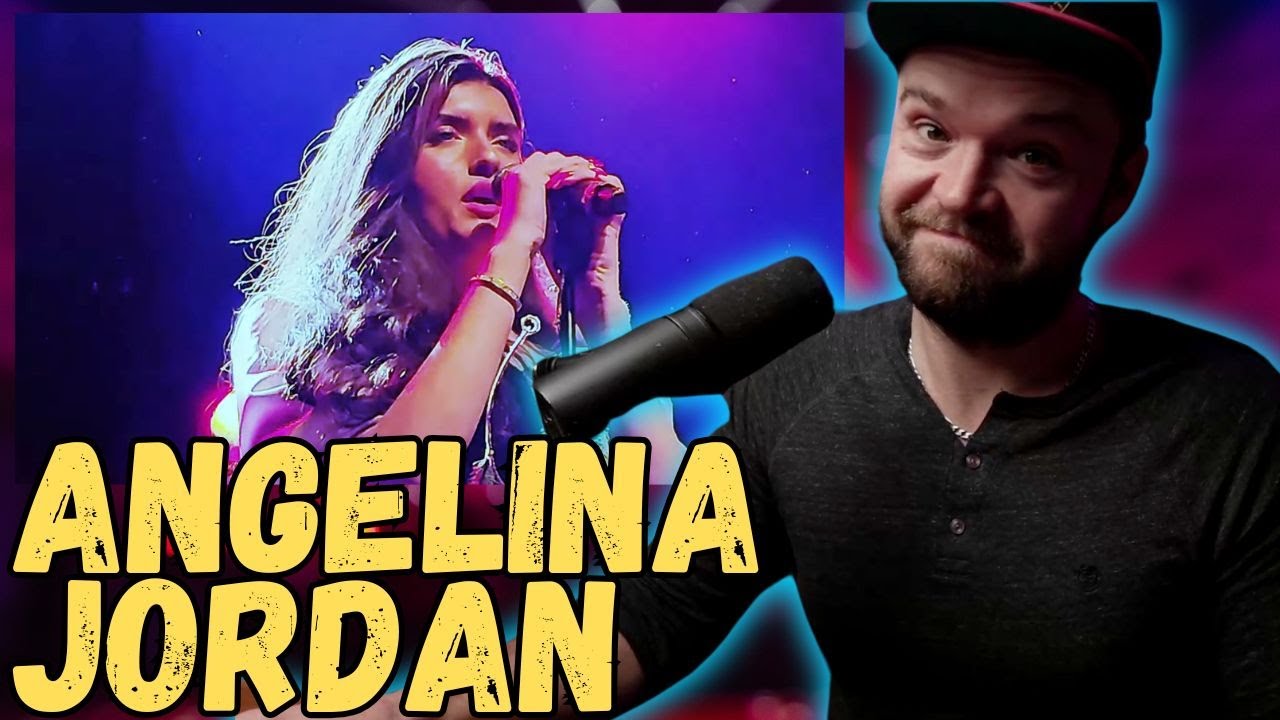 ANGELINA JORDAN - IT'S A MANS WORLD (Live at EL REY) | REACTION