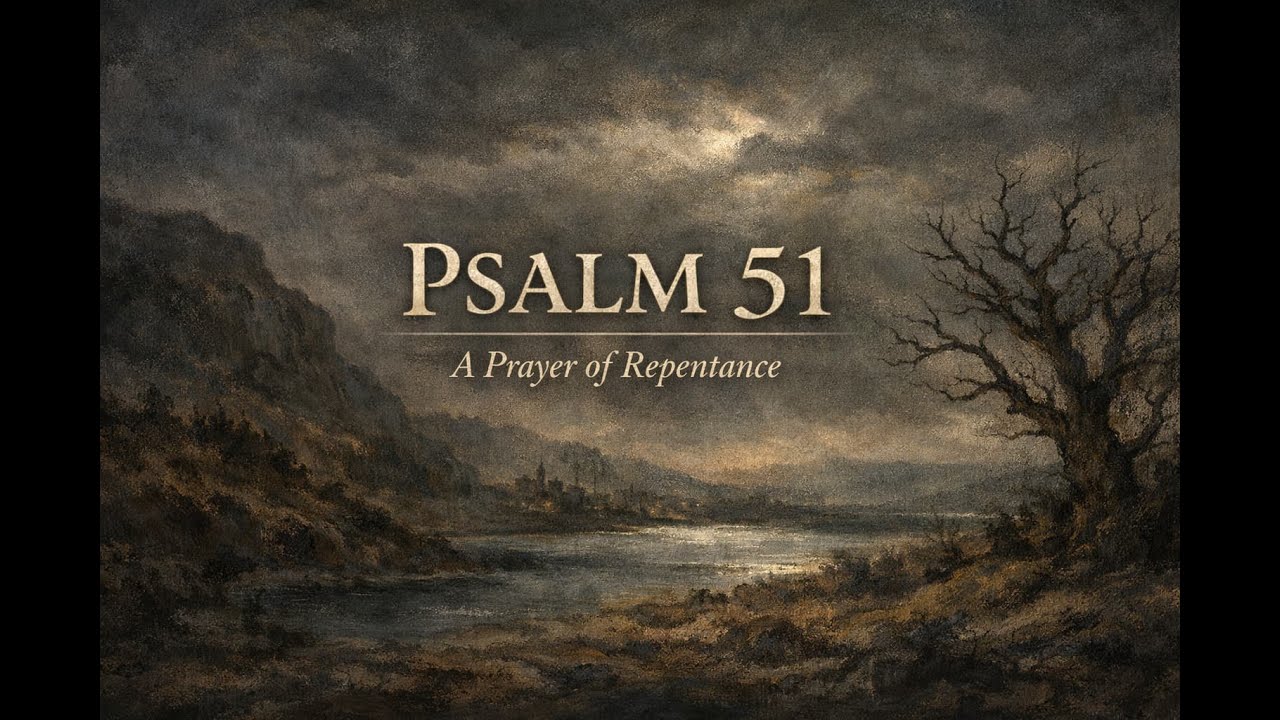 Psalm 51 (Read Aloud) | Create in Me a Clean Heart | Bible Listening (WEB)