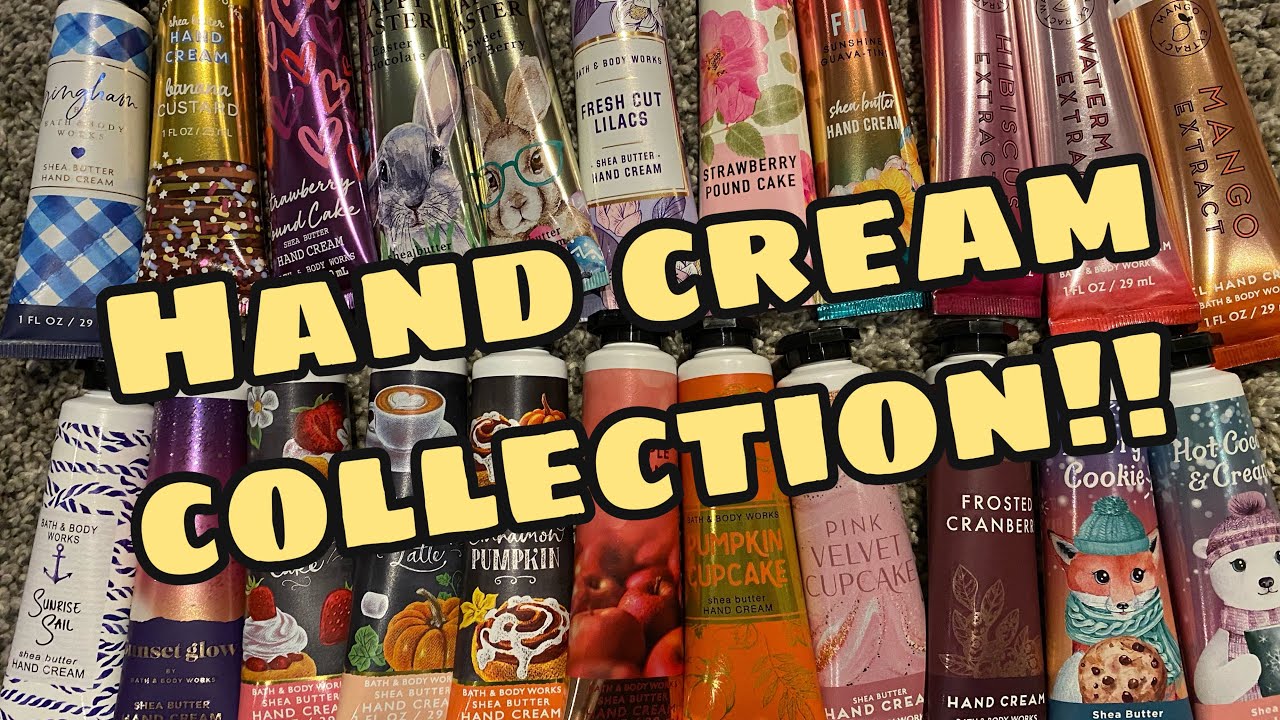My entire hand cream collection!!