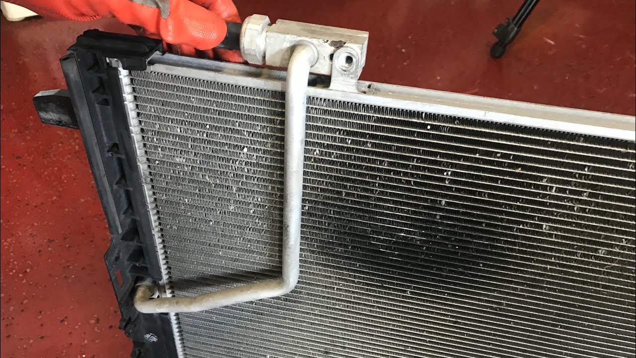 How to Change AC Condenser Coil - Mercedes Benz