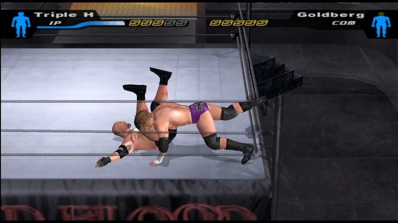 Triple H vs Goldberg – First Blood Match | WWE SmackDown! Here Comes the Pain PS2 Gameplay