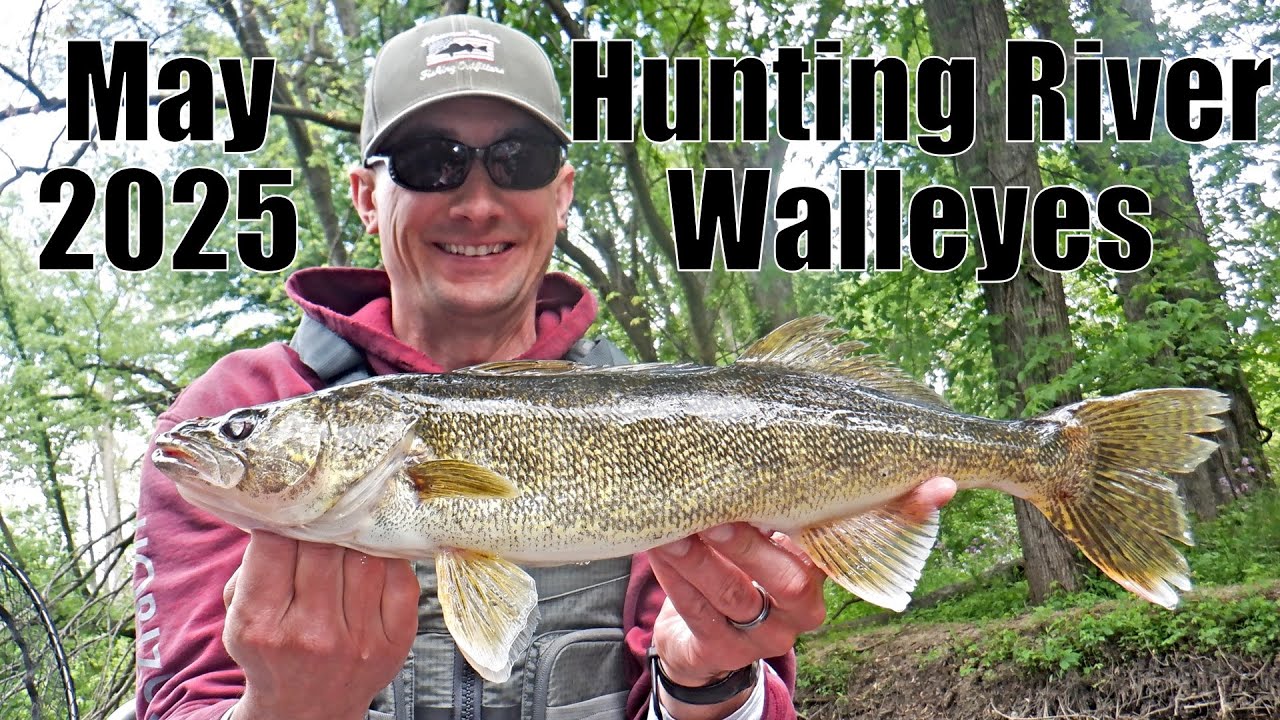 Indiana Kayak Fishing: Hunting River Walleyes 5/18/25