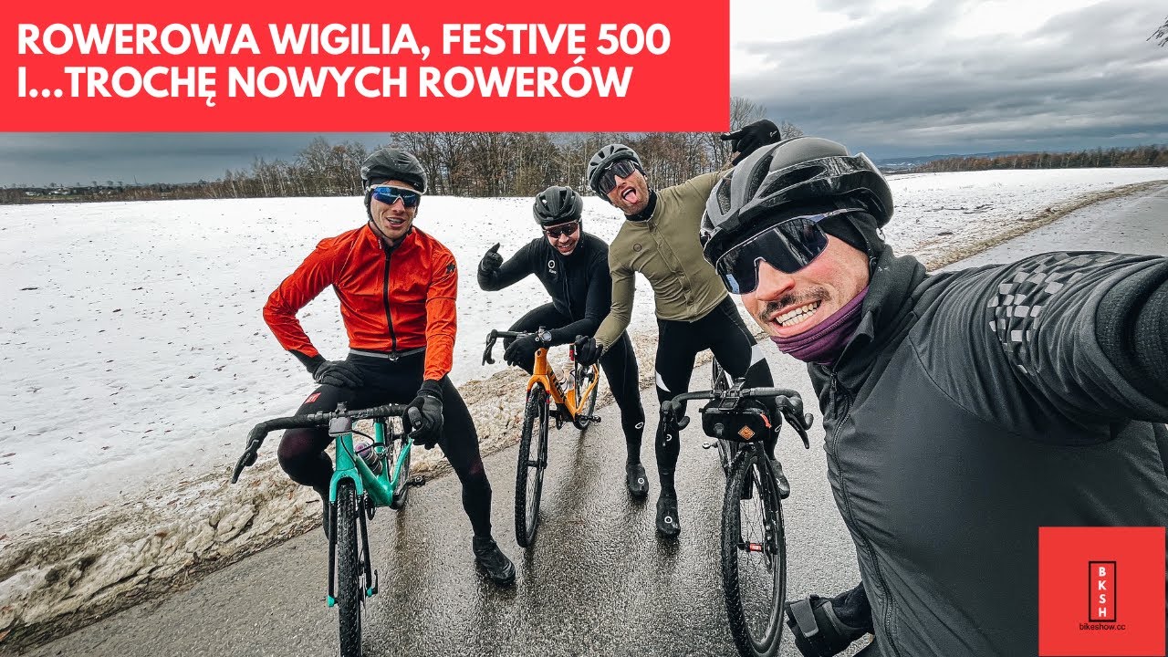 Rowerowa wigilia, #festive500, wszystkomający rower na zimę i ....Rysiek znowu kupił rower