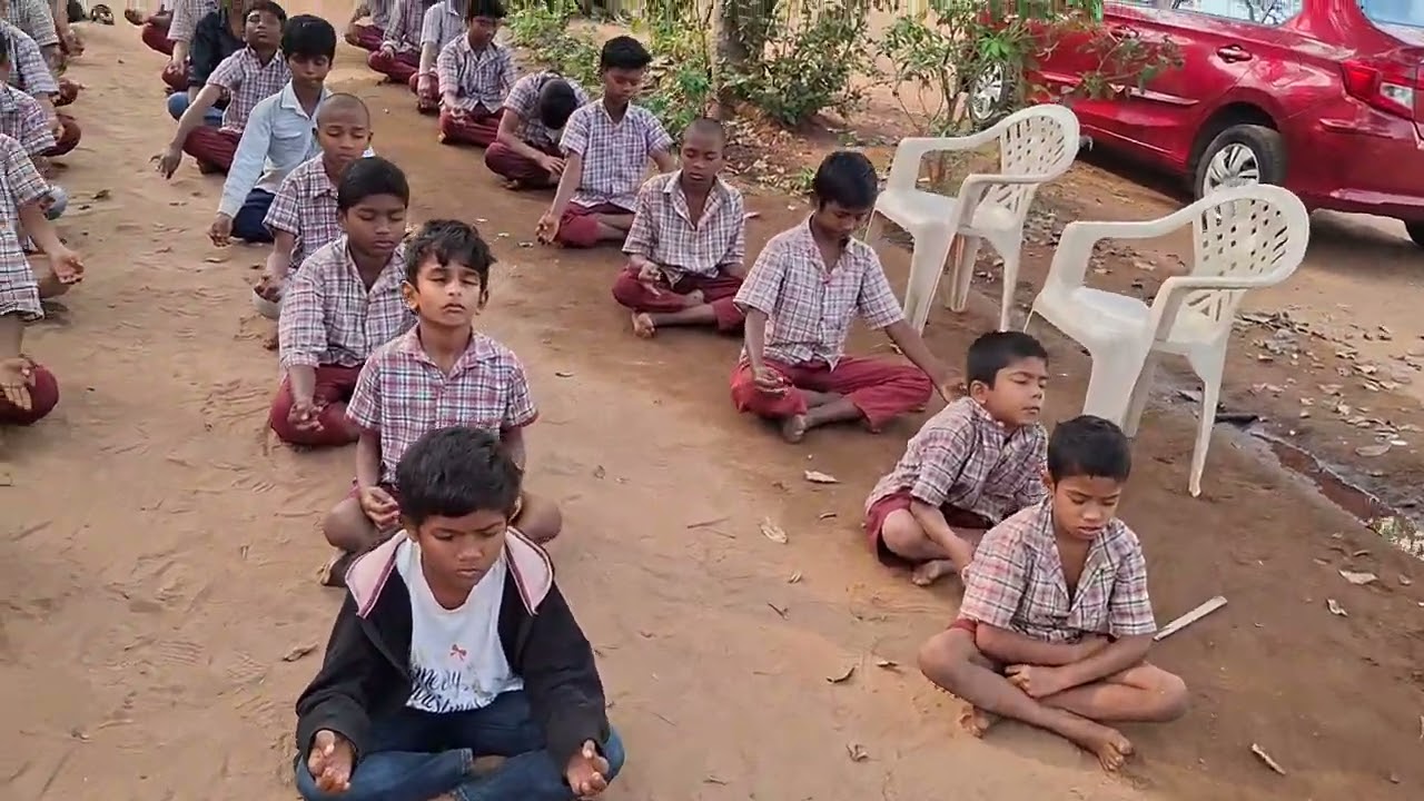 Govt Primari & High school's Babucamp Kothagudem Soulsync Meditation ❤️❤️❤️❤️❤️