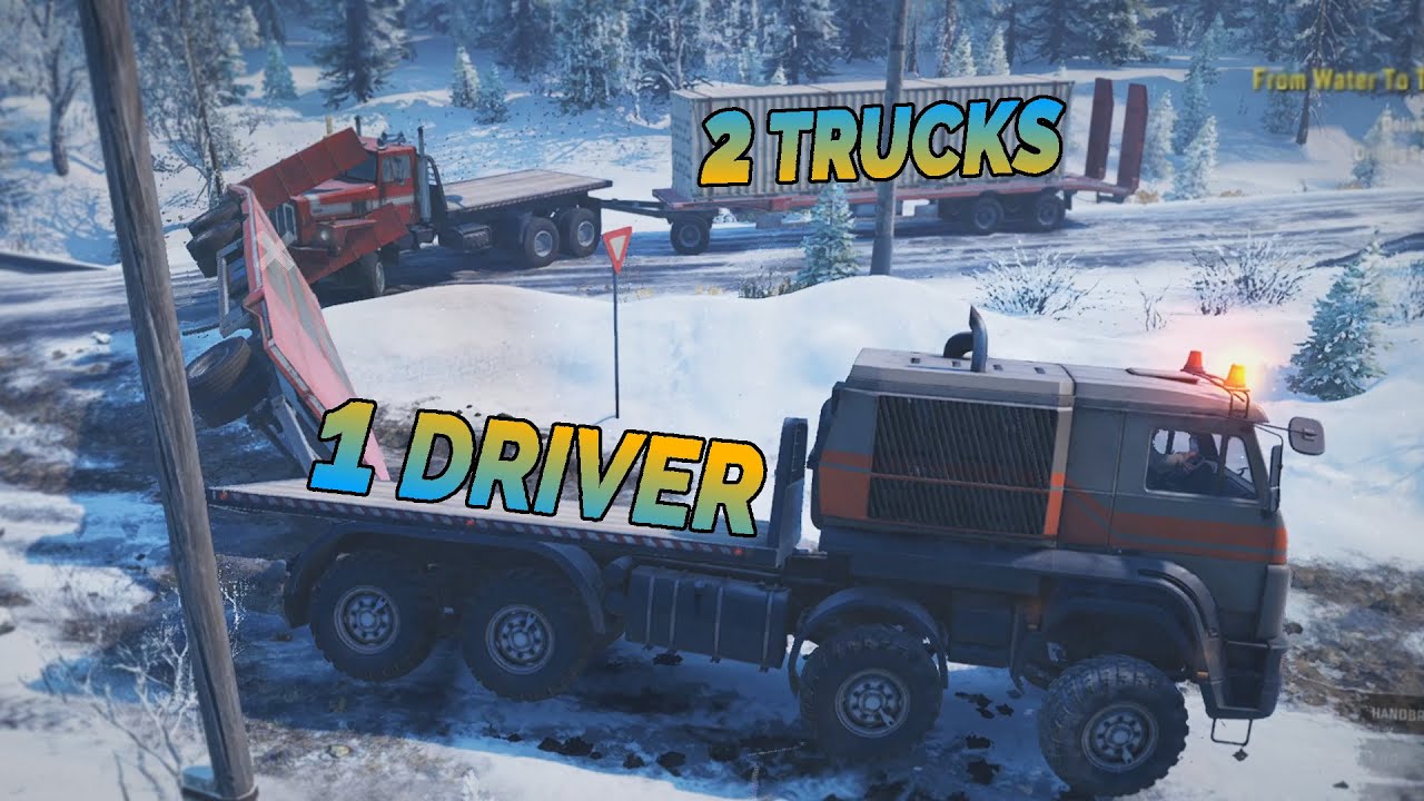 I Broke Snowrunner As a One Man Convoy