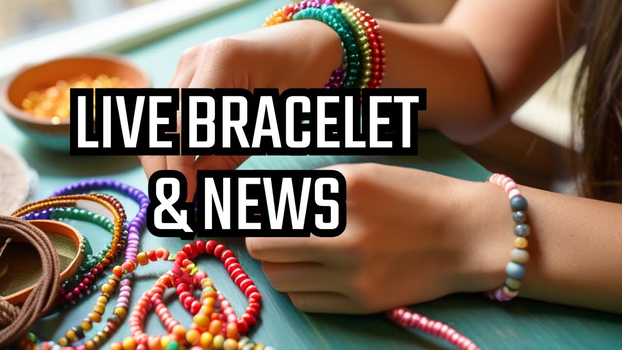 Create With Margarita Live Tutorial Stretch Bracelet & News | Live #5
