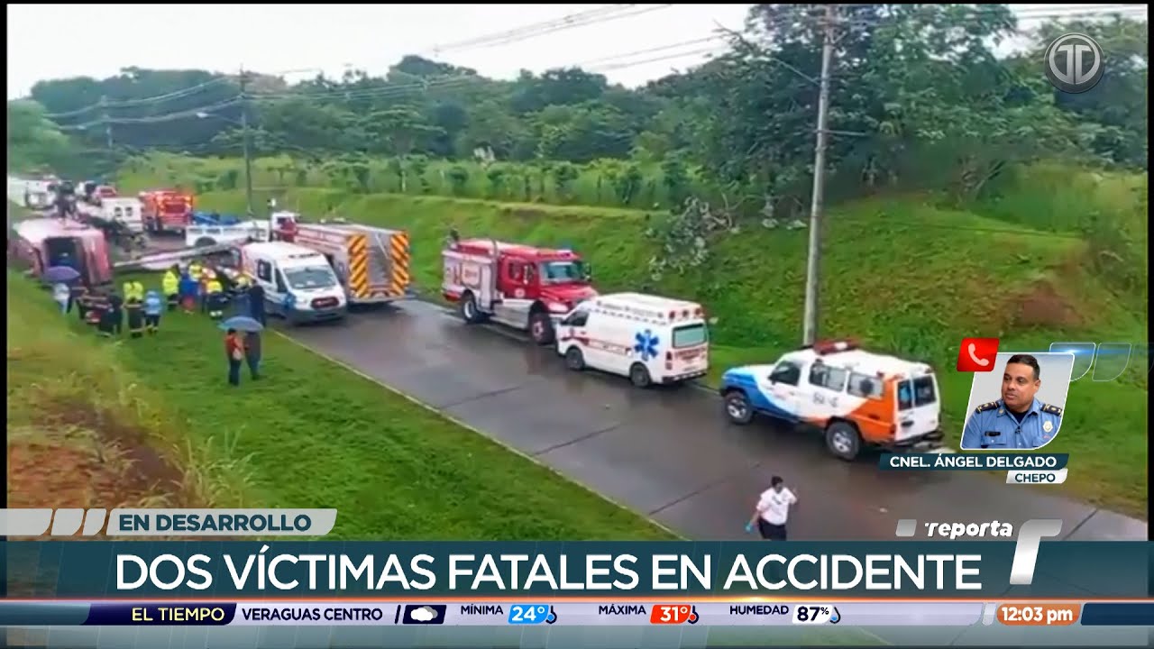 Dos víctimas fatales y más de 30 heridos deja accidente de tránsito en Chepo