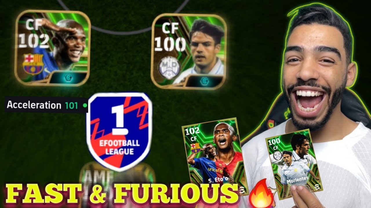 ETO’O + MORIENTES carried me to DIVISION 1 🐐 eFootball 24 mobile