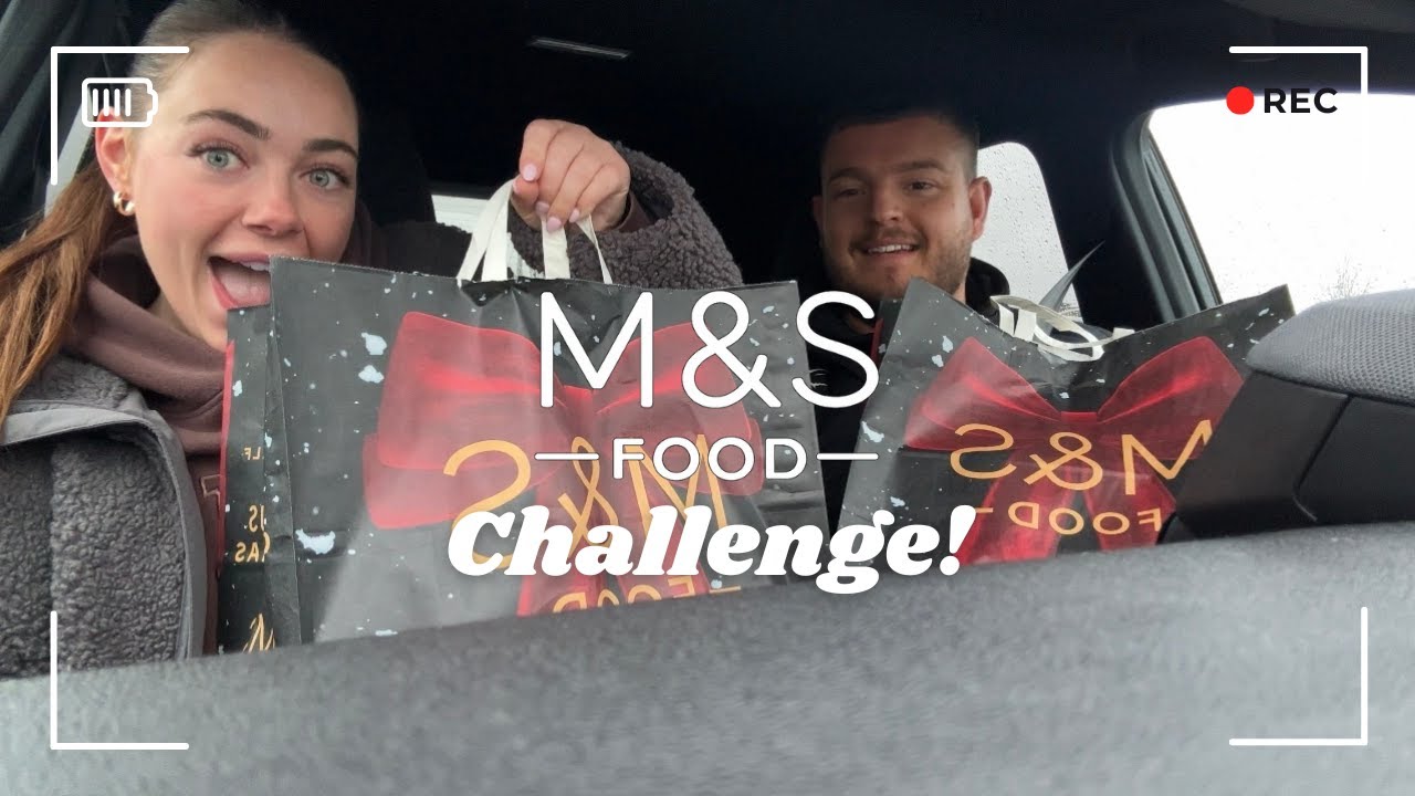 M&S Christmas food challenge!!🎅🏻🎄🍪🍯✨