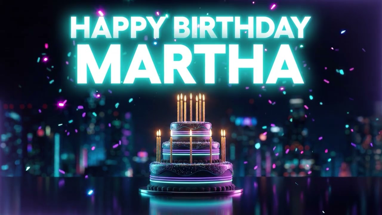Happy Birthday Martha Song 🎂 The Original Melody